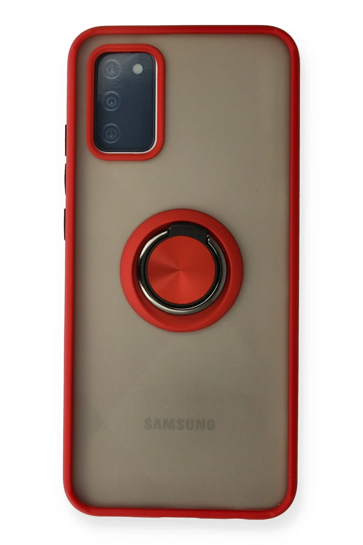newface-samsung-galaxy-a02s-kilif-montreal-yuzuklu-silikon-kapak-kirmizi-default Uray store Samsung Galaxy A02S Kılıf Montreal Yüzüklü Silikon Kapak - Kırmızı - Görsel 1