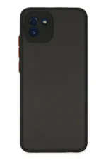 Uray store Samsung Galaxy A03 Kılıf Montreal Silikon Kapak - Siyah
