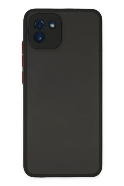 Uray store Samsung Galaxy A03 Kılıf Montreal Silikon Kapak - Siyah
