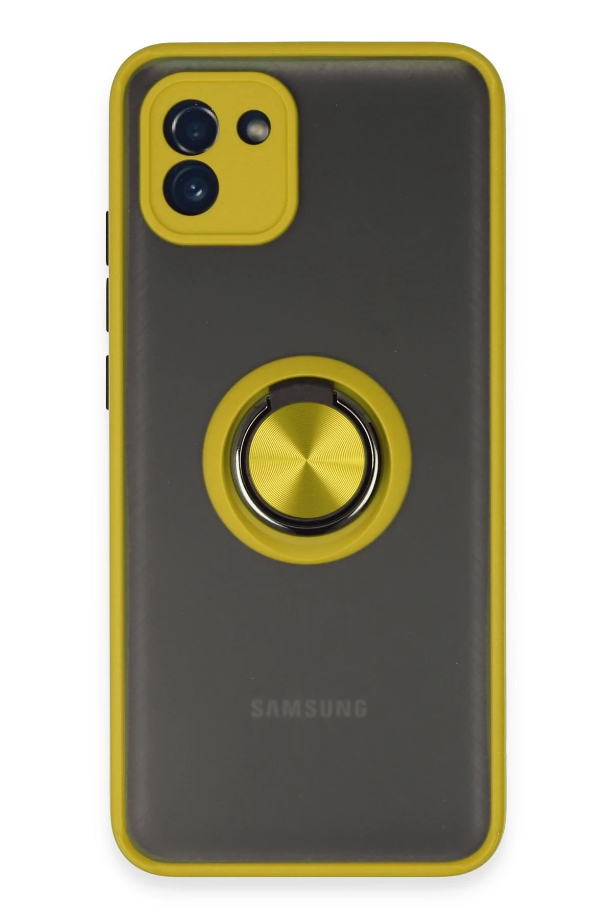 newface-samsung-galaxy-a03-kilif-montreal-yuzuklu-silikon-kapak-sari-default Uray store Samsung Galaxy A03 Kılıf Montreal Yüzüklü Silikon Kapak - Sarı - Görsel 1