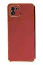 Uray store Samsung Galaxy A03 Kılıf Volet Silikon - Kırmızı - Görsel 2