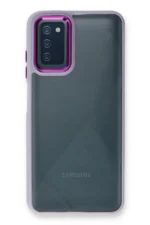 Uray store Samsung Galaxy A03S Kılıf Dora Kapak - Lila - Görsel 2