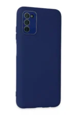 Uray store Samsung Galaxy A03S Kılıf Lansman Glass Kapak - Sky Blue - Görsel 2