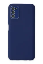 Uray store Samsung Galaxy A03S Kılıf Lansman Glass Kapak - Sky Blue