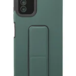 Uray store Samsung Galaxy A03S Kılıf Mega Standlı Silikon - Yeşil