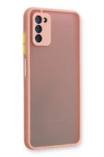 Uray store Samsung Galaxy A03S Kılıf Montreal Silikon Kapak - Pembe - Görsel 2