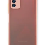 Uray store Samsung Galaxy A03S Kılıf Montreal Silikon Kapak - Pembe
