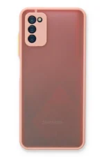 Uray store Samsung Galaxy A03S Kılıf Montreal Silikon Kapak - Pembe