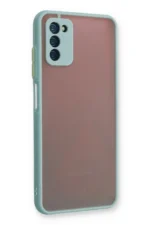 Uray store Samsung Galaxy A03S Kılıf Montreal Silikon Kapak - Turkuaz - Görsel 2