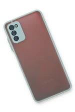 Uray store Samsung Galaxy A03S Kılıf Montreal Silikon Kapak - Turkuaz - Görsel 3