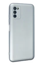 Uray store Samsung Galaxy A03S Kılıf Nano içi Kadife Silikon - Sky Blue - Görsel 3