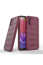 Uray store Samsung Galaxy A03S Kılıf Optimum Silikon - Bordo - Görsel 2