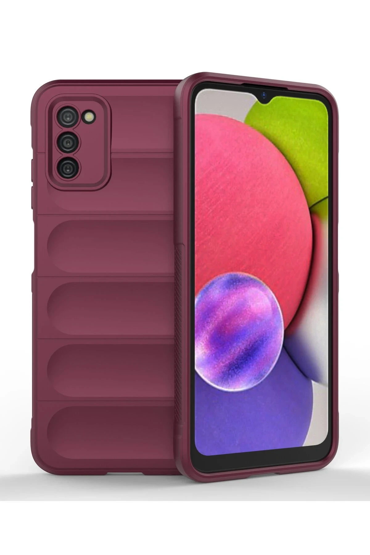 newface-samsung-galaxy-a03s-kilif-optimum-silikon-bordo-default Uray store Samsung Galaxy A03S Kılıf Optimum Silikon - Bordo - Görsel 1