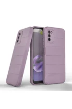Uray store Samsung Galaxy A03S Kılıf Optimum Silikon - Mor - Görsel 2