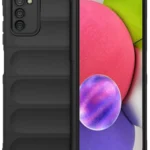 Uray store Samsung Galaxy A03S Kılıf Optimum Silikon - Siyah