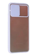 Uray store Samsung Galaxy A03S Kılıf Palm Buzlu Kamera Sürgülü Silikon - Lila - Görsel 3