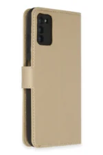 Uray store Samsung Galaxy A03S Kılıf Trend S Plus Kapaklı Kılıf - Gold - Görsel 2