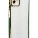 Uray store Samsung Galaxy A04 Kılıf Liva Lens Silikon - Yeşil