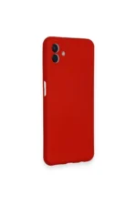Uray store Samsung Galaxy A04 Kılıf Nano içi Kadife Silikon - Kırmızı - Görsel 2