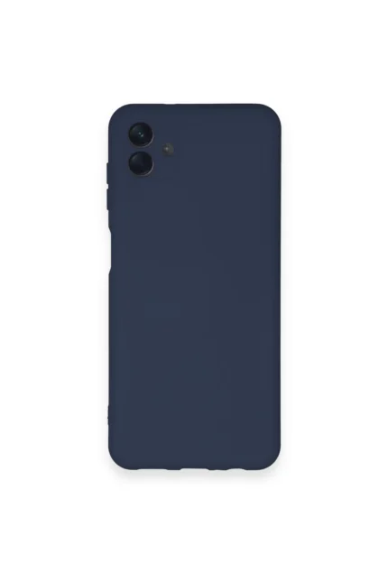 Uray store Samsung Galaxy A04 Kılıf Nano içi Kadife Silikon - Lacivert