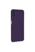 Uray store Samsung Galaxy A04 Kılıf Nano içi Kadife Silikon - Mor - Görsel 2