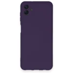 Uray store Samsung Galaxy A04 Kılıf Nano içi Kadife Silikon - Mor