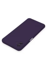 Uray store Samsung Galaxy A04 Kılıf Nano içi Kadife Silikon - Mor - Görsel 4