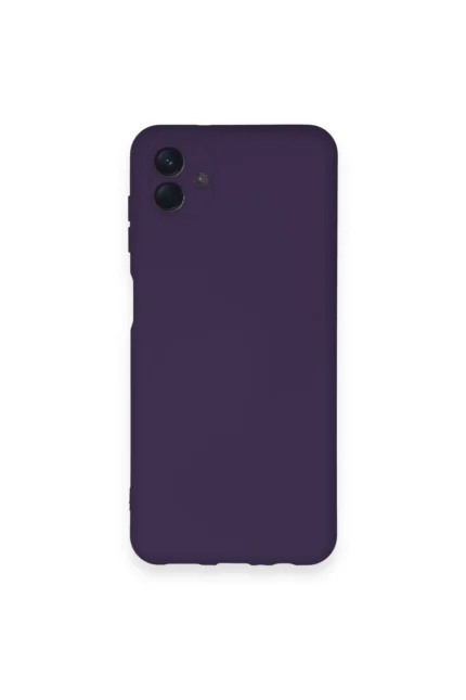 Uray store Samsung Galaxy A04 Kılıf Nano içi Kadife Silikon - Mor