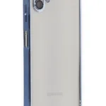 Uray store Samsung Galaxy A04 Kılıf Razer Lensli Silikon - Açık Mavi
