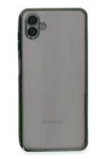 Uray store Samsung Galaxy A04 Kılıf Razer Lensli Silikon - Yeşil - Görsel 2