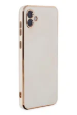 Uray store Samsung Galaxy A04 Kılıf Volet Silikon - Beyaz