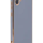 Uray store Samsung Galaxy A04 Kılıf Volet Silikon - Mavi