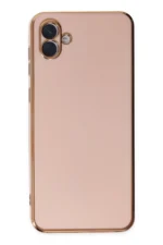 Uray store Samsung Galaxy A04 Kılıf Volet Silikon - Pembe - Görsel 2