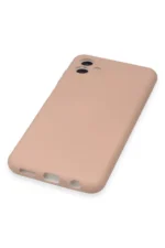 Uray store Samsung Galaxy A04E Kılıf Nano içi Kadife Silikon - Pudra - Görsel 5