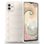Uray store Samsung Galaxy A04E Kılıf Optimum Silikon - Krem