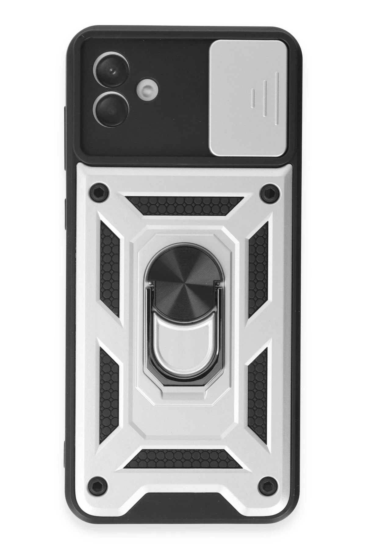 newface-samsung-galaxy-a04e-kilif-pars-lens-yuzuklu-silikon-gumus-default Uray store Samsung Galaxy A04E Kılıf Pars Lens Yüzüklü Silikon - Gümüş - Görsel 1