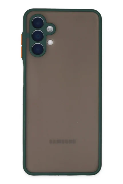 Uray store Samsung Galaxy A04S Kılıf Montreal Silikon Kapak - Yeşil