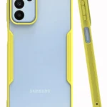 Uray store Samsung Galaxy A04S Kılıf Platin Silikon - Sarı