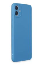 Uray store Samsung Galaxy A05 Kılıf First Silikon - Mavi - Görsel 2