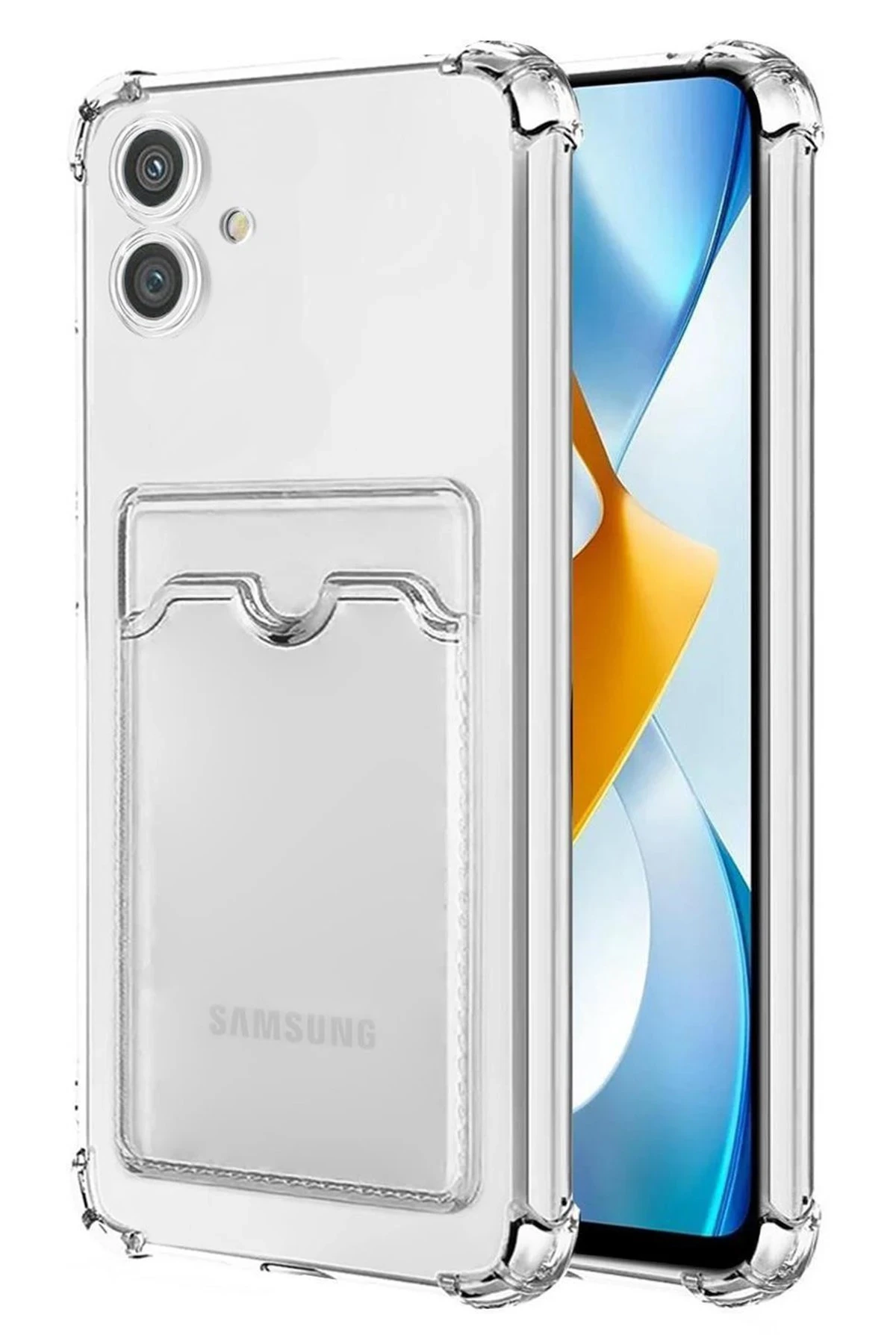 newface-samsung-galaxy-a05-kilif-kart-seffaf-silikon-seffaf-default Uray store Samsung Galaxy A05 Kılıf Kart Şeffaf Silikon - Şeffaf - Görsel 1