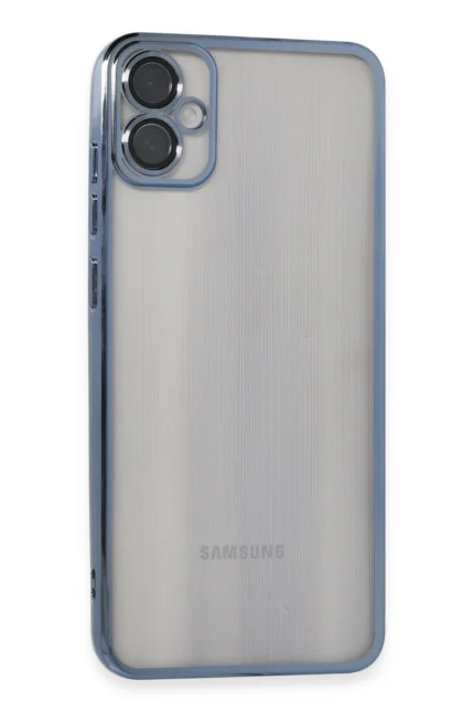 Uray store Samsung Galaxy A05 Kılıf Razer Lensli Silikon - Lacivert