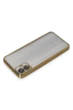 Uray store Samsung Galaxy A05 Kılıf Razer Lensli Silikon - Gold - Görsel 3
