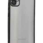Uray store Samsung Galaxy A05 Kılıf Razer Lensli Silikon - Siyah