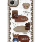Uray store Samsung Galaxy A05 Kılıf Sweet Desenli Silikon Kapak - Şeffaf