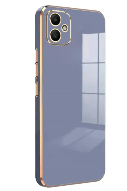 Uray store Samsung Galaxy A05 Kılıf Volet Silikon - Mavi