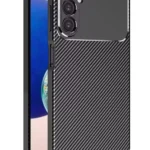 Uray store Samsung Galaxy A05S Kılıf Auto Focus Karbon Kapak - Siyah