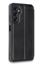 Uray store Samsung Galaxy A05S Kılıf Flip Cover - Siyah - Görsel 2