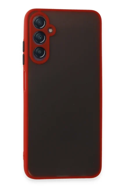 Uray store Samsung Galaxy A05S Kılıf Montreal Silikon Kapak - Kırmızı