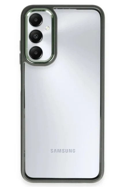 Uray store Samsung Galaxy A05S Kılıf Power Silikon - Koyu Yeşil