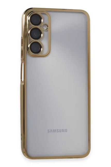 Uray store Samsung Galaxy A05S Kılıf Razer Lensli Silikon - Gold